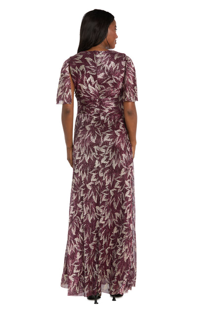 shortsleeve midi dress Floral Square Neck Short Sleeve Midi Dress Multicolor / 2XL
