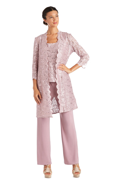 Pearl Detailed Tank Top and Pant Set with Matching Sheer Jacket – R&M  Richards