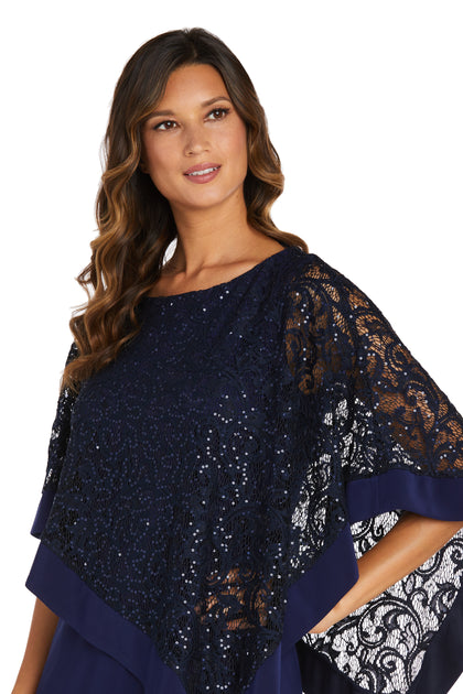 Formal poncho clearance dress