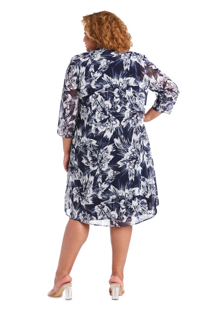 Two Piece Swing Jacket and Dress Set - Plus – R&M Richards