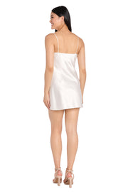 Dainty Desire Satin Mini Dress