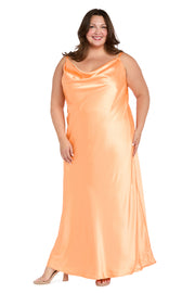 Stella Satin Cowl Gown-Plus