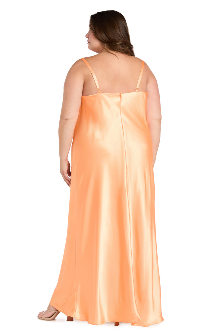 Stella Satin Cowl Gown-Plus