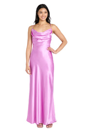 Stella Satin Cowl Gown