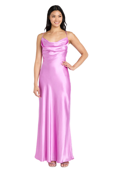Stella Satin Cowl Gown