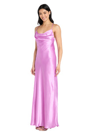 Stella Satin Cowl Gown