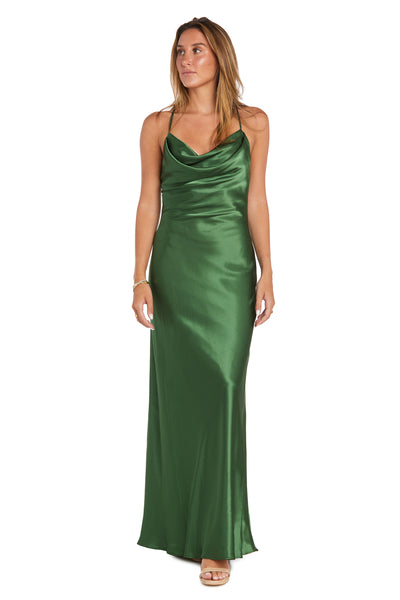 Stella Satin Cowl Gown