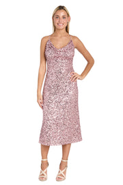 Marcy Midi Sequin Dress