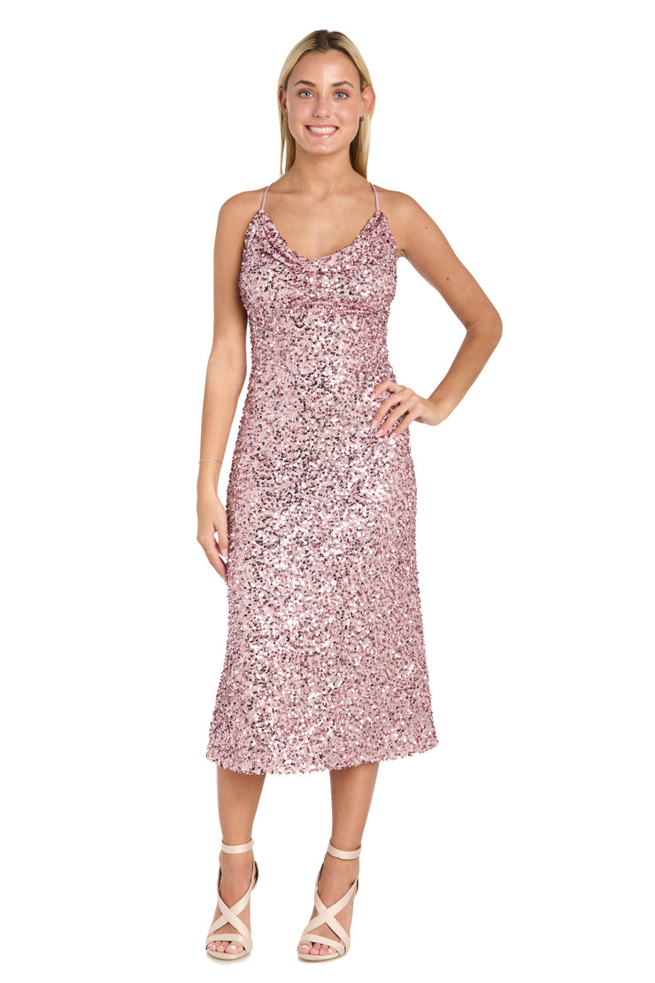 Marcy Midi Sequin Dress