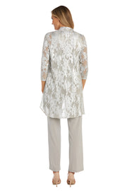 Metallic Patterned Pantsuit