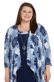 Flyway Airbrush Puff Print Jacket Dress -  Plus