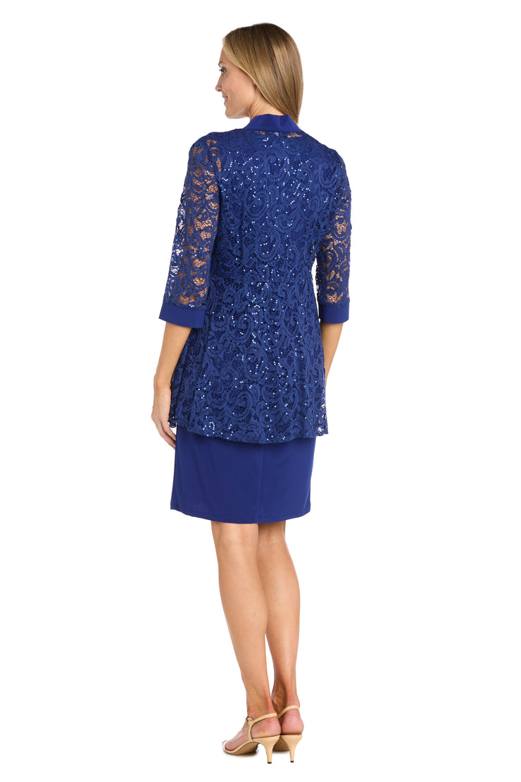 Sequenced Laced Jacket Dress - Petite