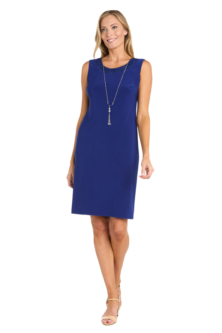 Sequenced Laced Jacket Dress - Petite