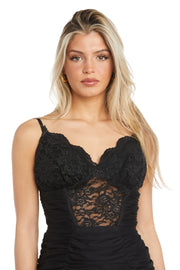 Lily Lace Corset Mini Dress