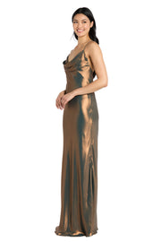 Millie Metallic Long Dress