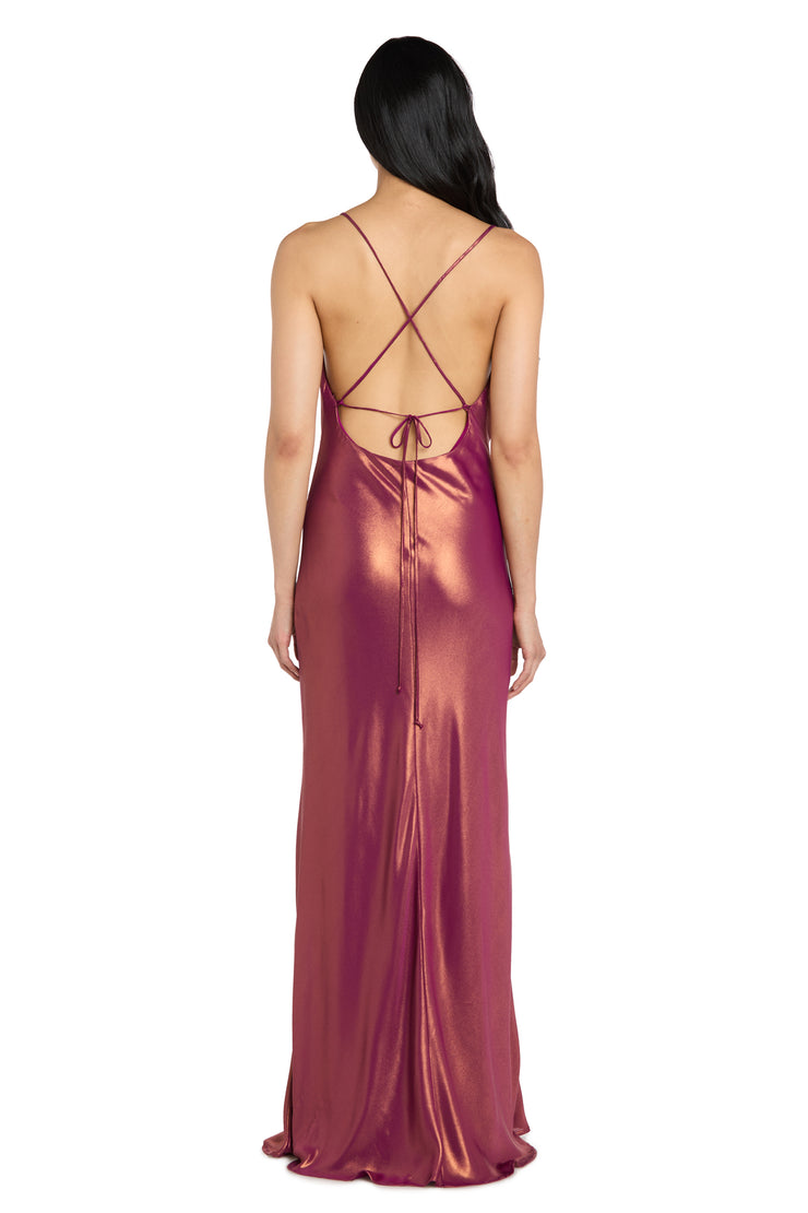 Millie Metallic Long Dress