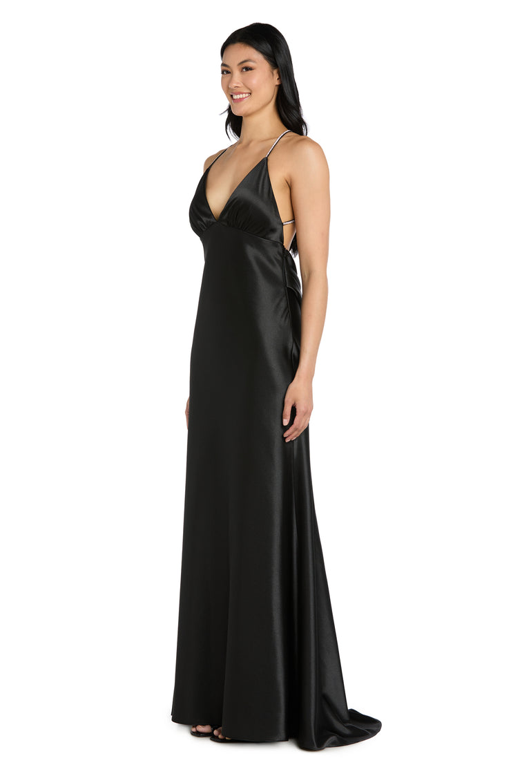 Sophia Satin Long Dress