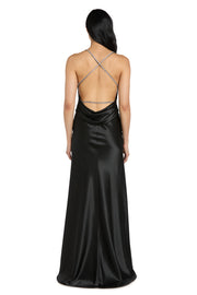 Sophia Satin Long Dress