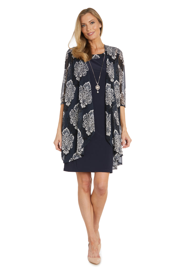 Bold Printed Jacket Dress