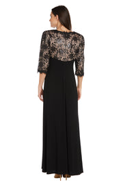 Long Lace Evening Gown - Petite