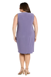 Lavender Daytime Jacket Dress - Plus