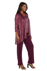 Sequined Duster Pant Set