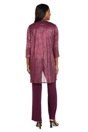 Sequined Duster Pant Set