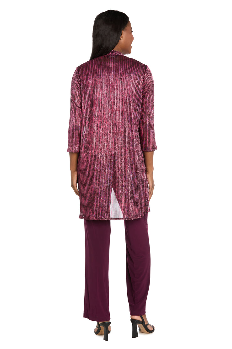 Sequined Duster Pant Set