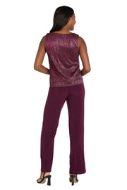 Sequined Duster Pant Set