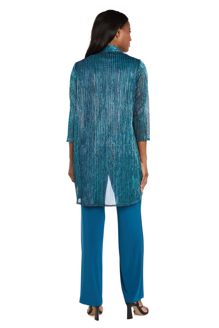 Sequined Duster Pant Set