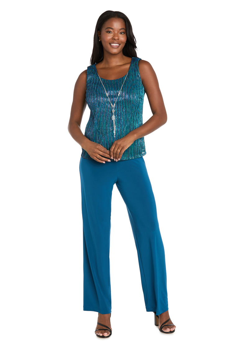 Sequined Duster Pant Set