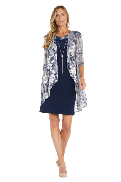 Flyaway Metallic Jacket Dress