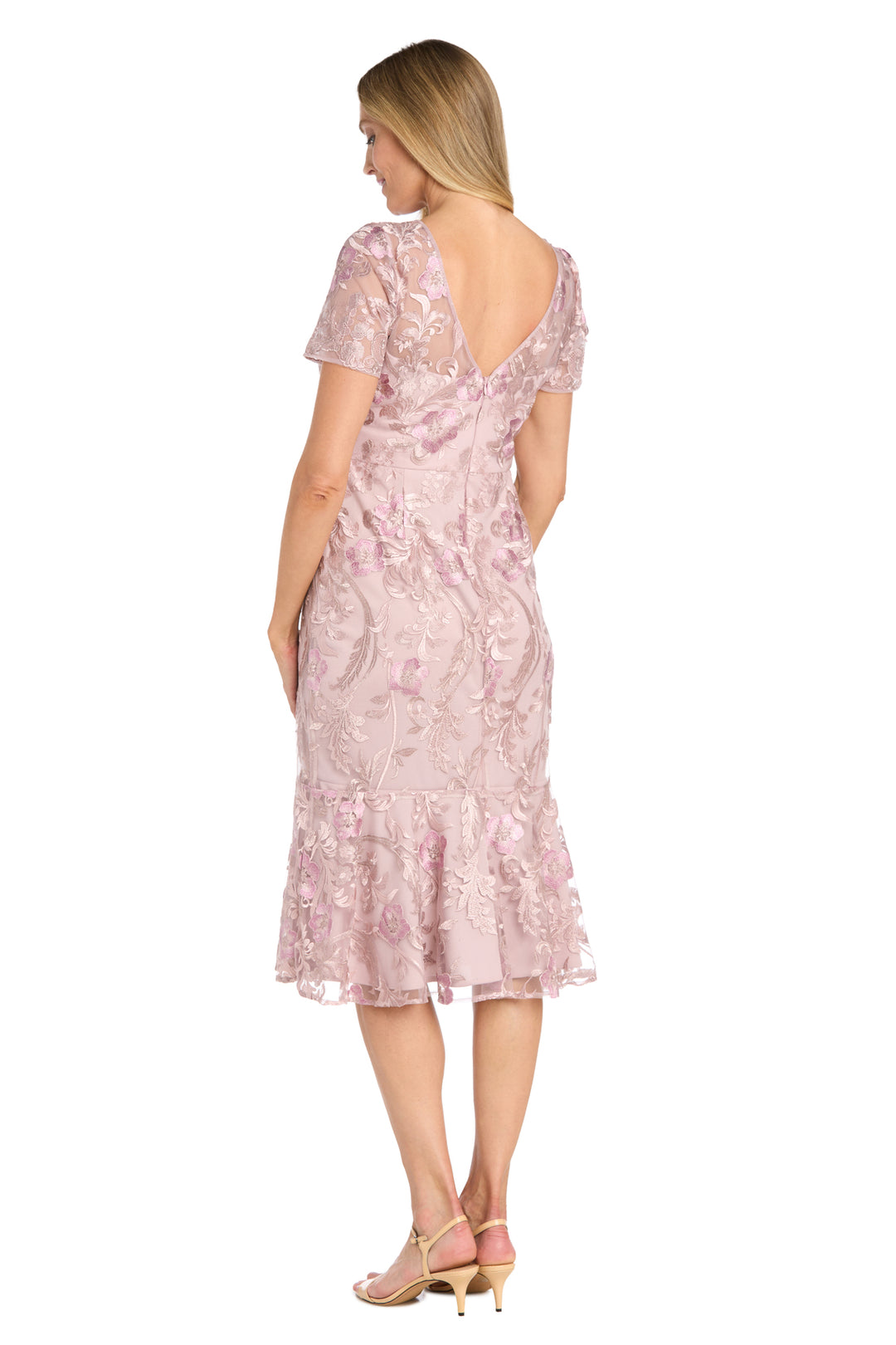 スーツ・フォーマル・ドレス Embroidered peplum bustier&I-line dress Embroidered peplum bustier&I-line dress