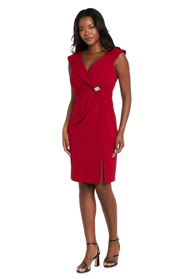 Radiant Twist Front Cocktail Dress – R&M Richards