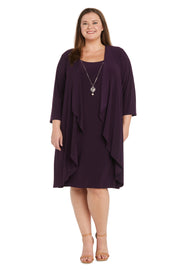 Solid Ity Flyaway Jacket Dress - Plus