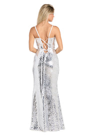 Millie Mirror Reflective Corset Gown