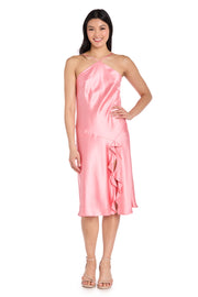 Sunset Sorbet Halter Dress