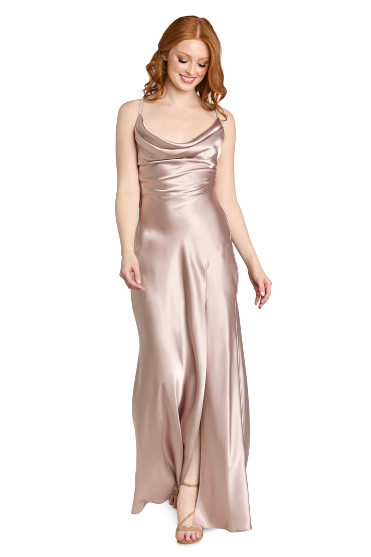 Vienna Cowl Drape Silk Gown R&M Richards Vienna Cowl Drape Silk Gown R&M Richards