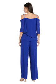 Jumpsuit with Rhinestone Straps