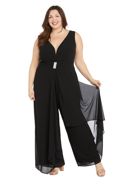 Sleeveless Flyaway Pant Jumpsuit - Plus