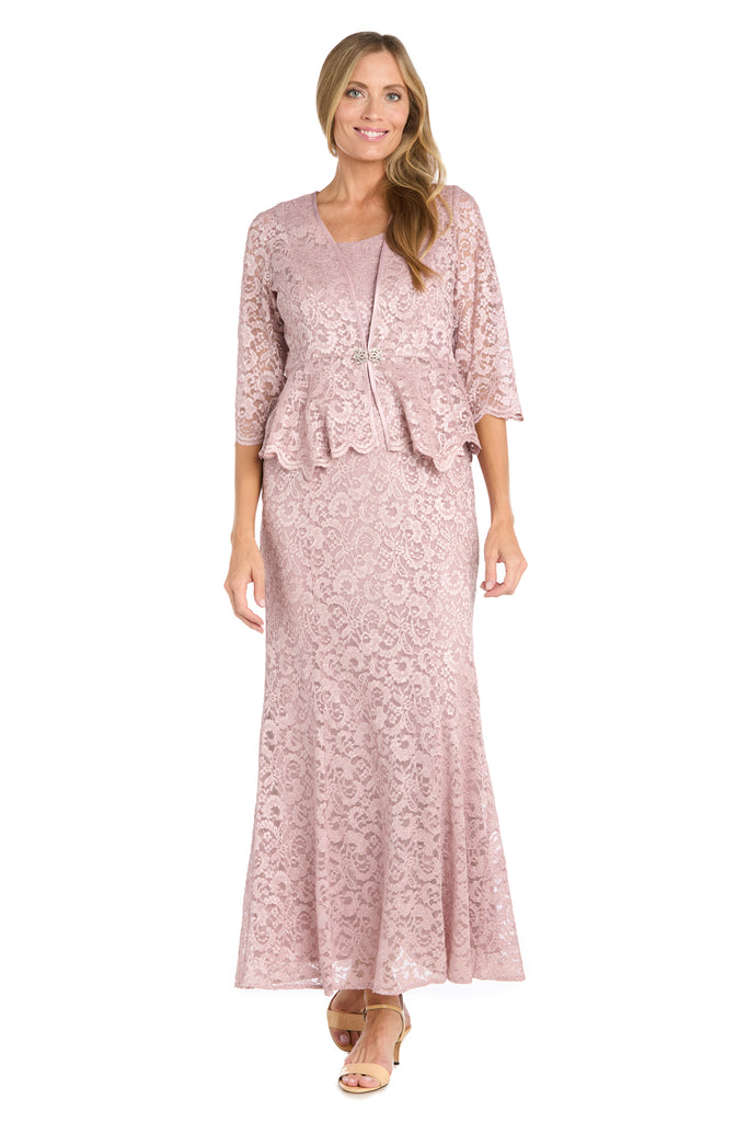 Rielle riche Russell Lace Dress (ベージュ) Tilly Tiered Dress - Nicola Floral / Beige / 6-12M