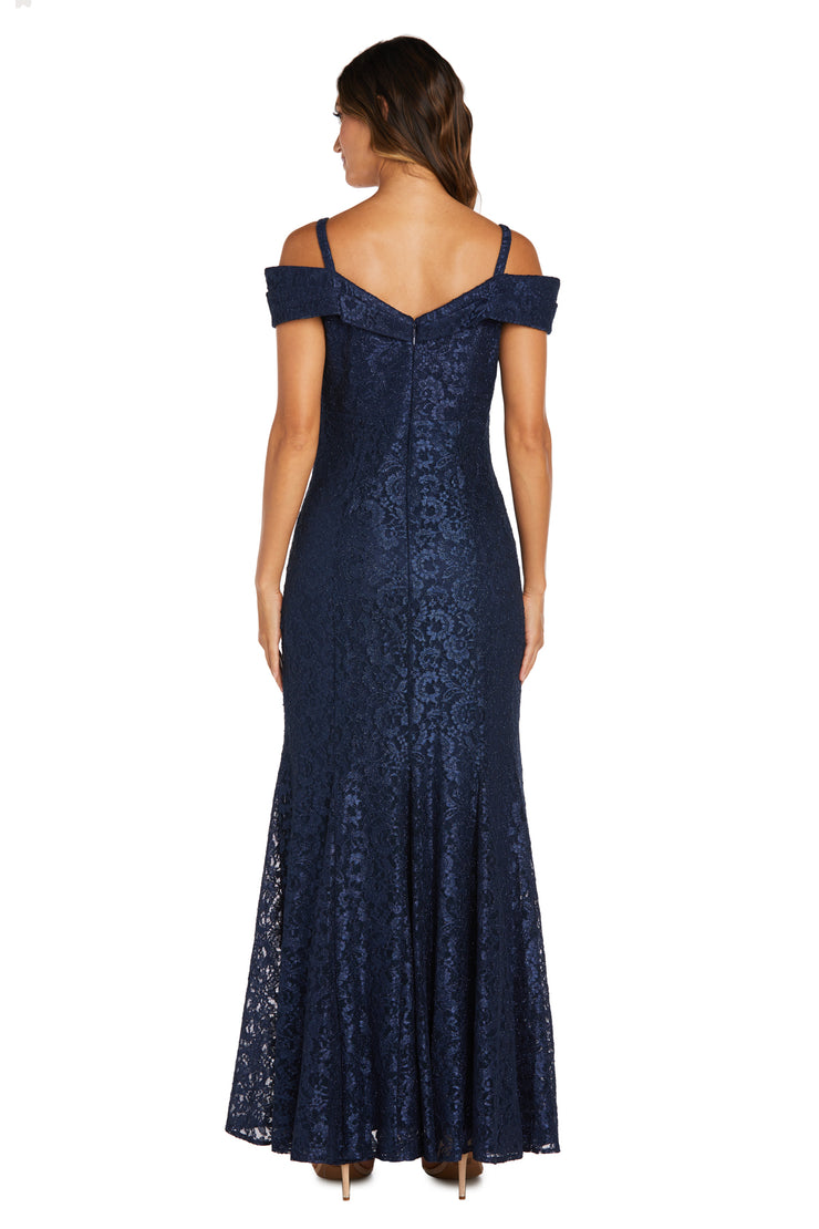 Off the Shoulder Fishtail Evening Gown - Petite