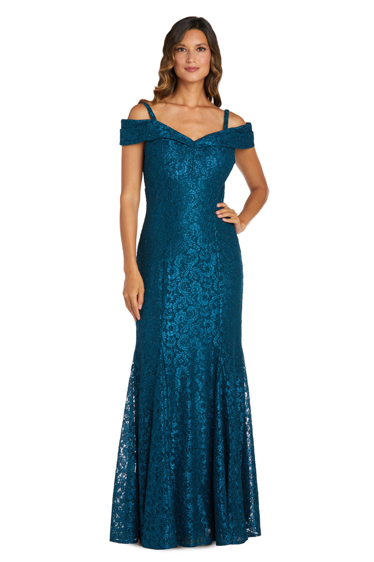 fishtail off the shoulder dress Off the Shoulder Fishtail Evening Gown – R&M Richards