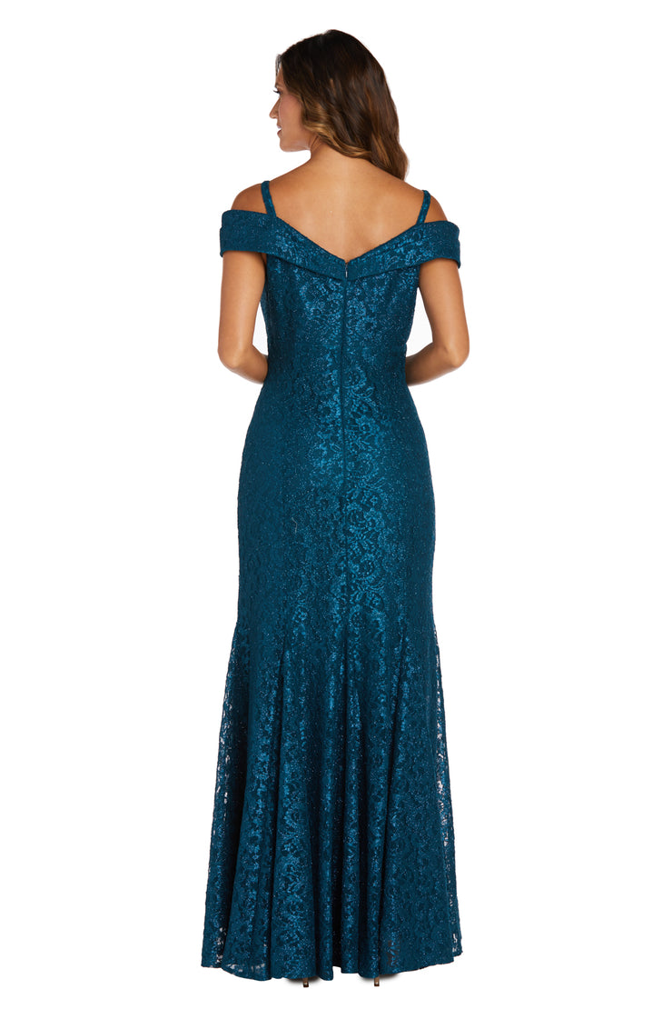 Off the Shoulder Fishtail Evening Gown