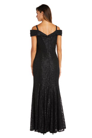 Off the Shoulder Fishtail Evening Gown