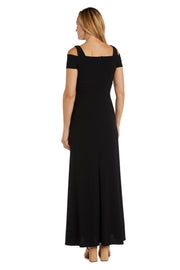 Nightway Full Length Evening Gown With Slit