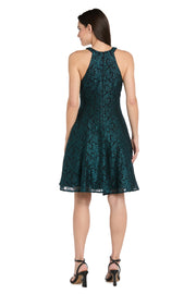 Fit & Flare Lace Cocktail Dress