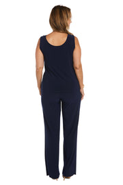 Beaded Jacket Set with Matching Pant