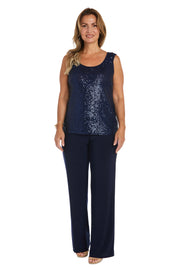 Beaded Jacket Set with Matching Pant