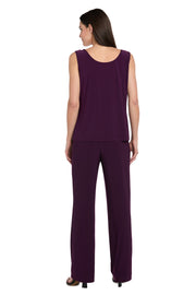 Beaded Jacket Set with Matching Pant